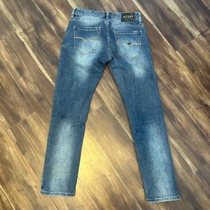 guess darker wash jeans